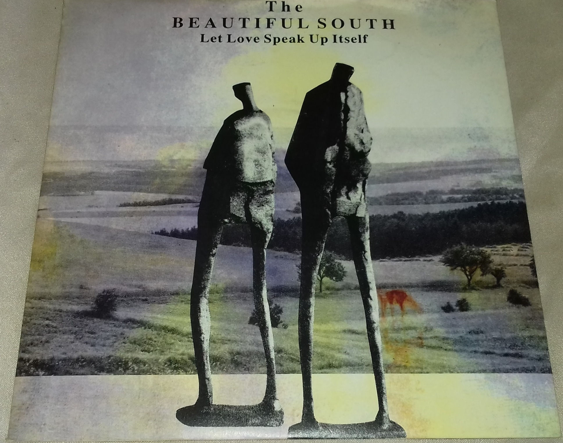 The Beautiful South - Let Love Speak Up Itself (7", Single, Pap) (Go! Discs, Po