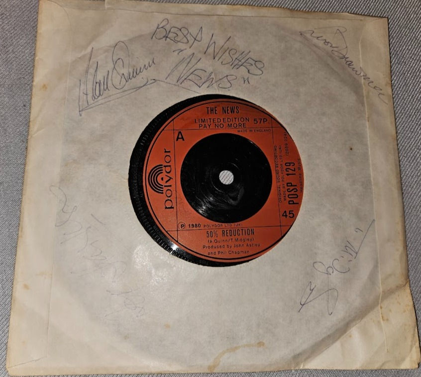 The News - 50% Reduction (7", Single, Ltd) (Polydor)