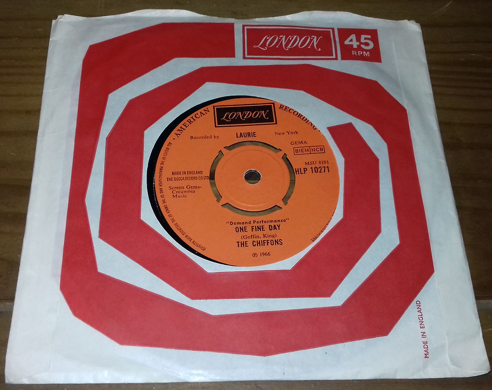 The Chiffons - One Fine Day / Sweet Talking Guy (7", Single, RE) (London Records