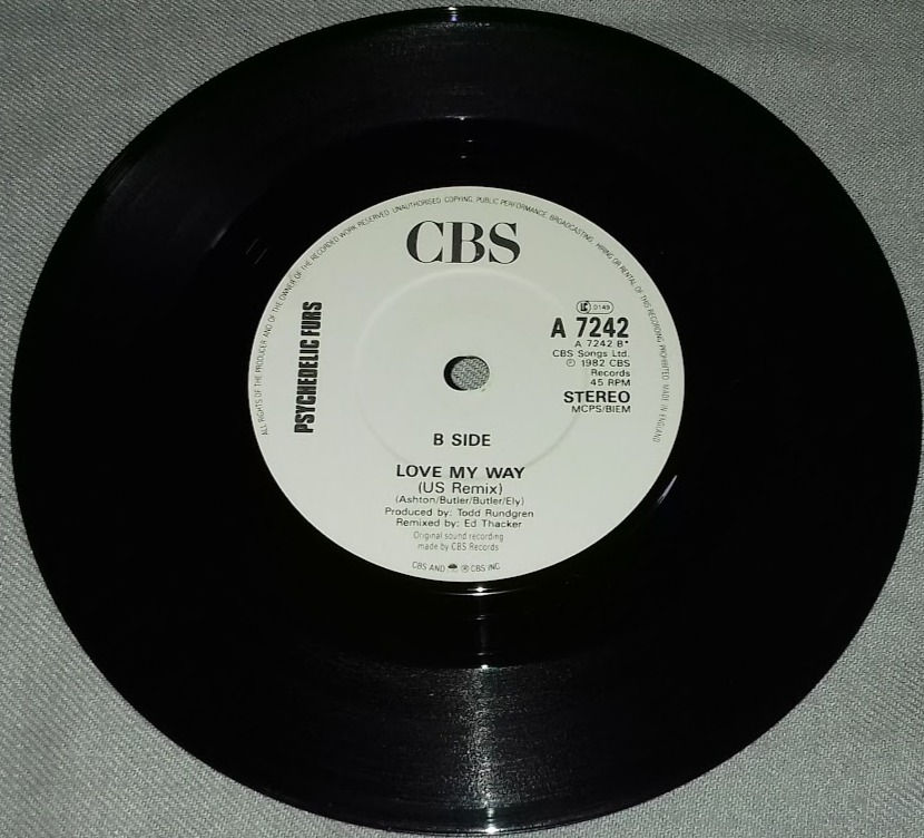 Miniature : The Psychedelic Furs - Pretty In Pink (7", Single) (CBS)
