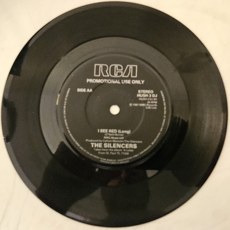 Thumbnail: The Silencers - I See Red (7", Single, Promo) (RCA)