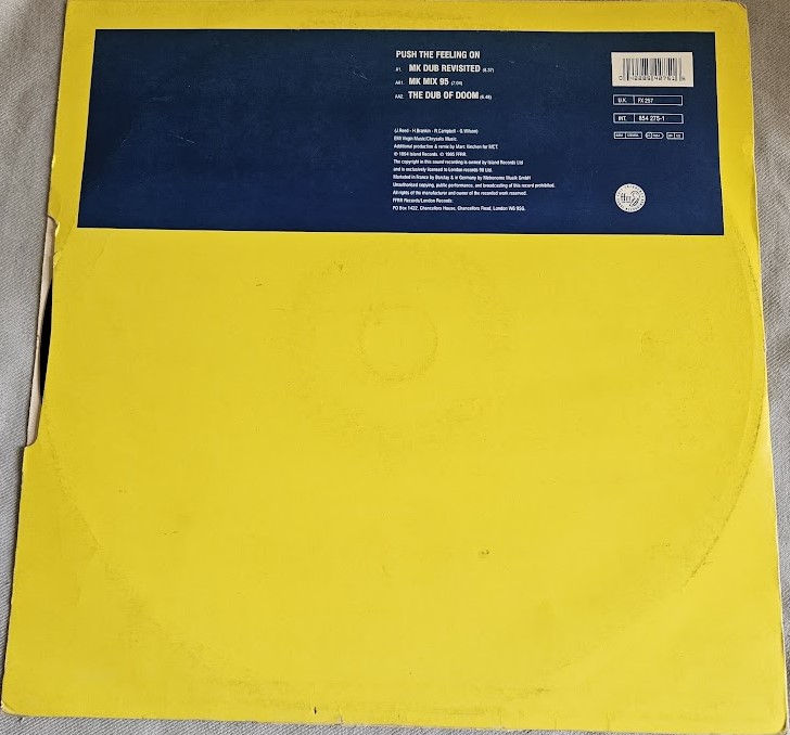 Miniaturbild: Nightcrawlers - Push The Feeling On (New MK Mixes For '95) (12") (FFRR, FFRR)