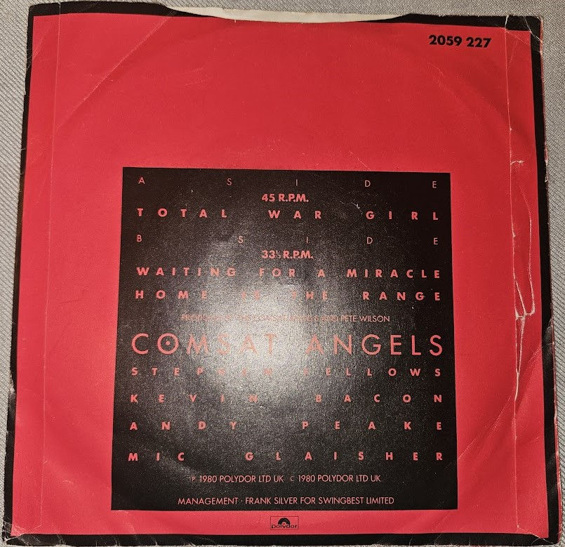 Pikkukuva: Comsat Angels* - Total War Girl (7", EP) (Polydor)