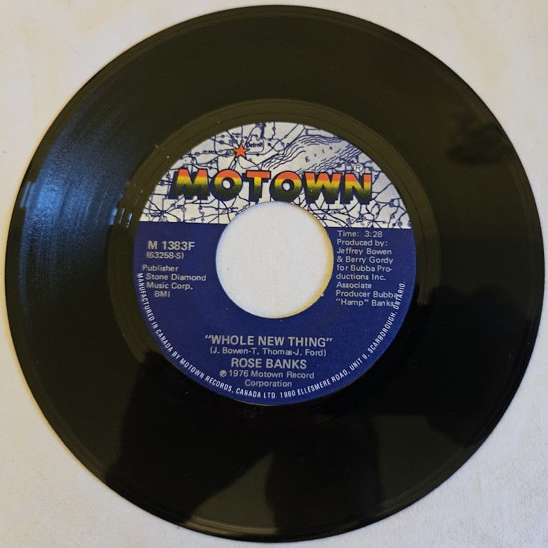 Rose Banks - Whole New Thing (7") (Motown)