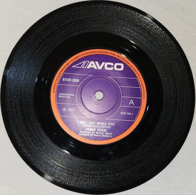 Donnie Elbert - I Can't Help Myself (7", Single, Sol) (Avco)