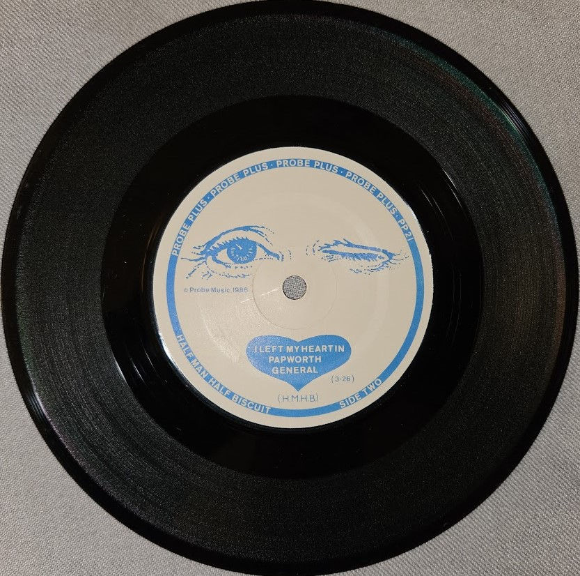 Miniatyrbild: Half Man Half Biscuit - Dickie Davies Eyes (7", Single) (Probe Plus)