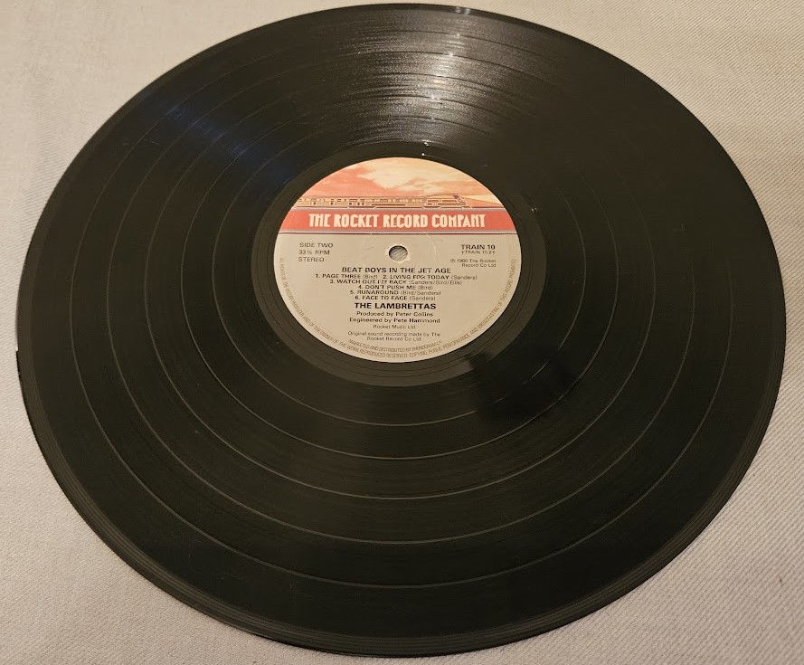Miniature : The Lambrettas - Beat Boys In The Jet Age (LP, Album) (The Rocket Record Company