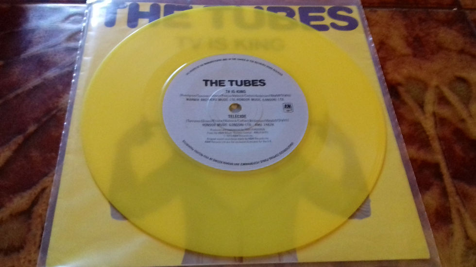 תמונה ממוזערת: The Tubes - TV Is King (7", Yellow Vinyl) (A&M Records)