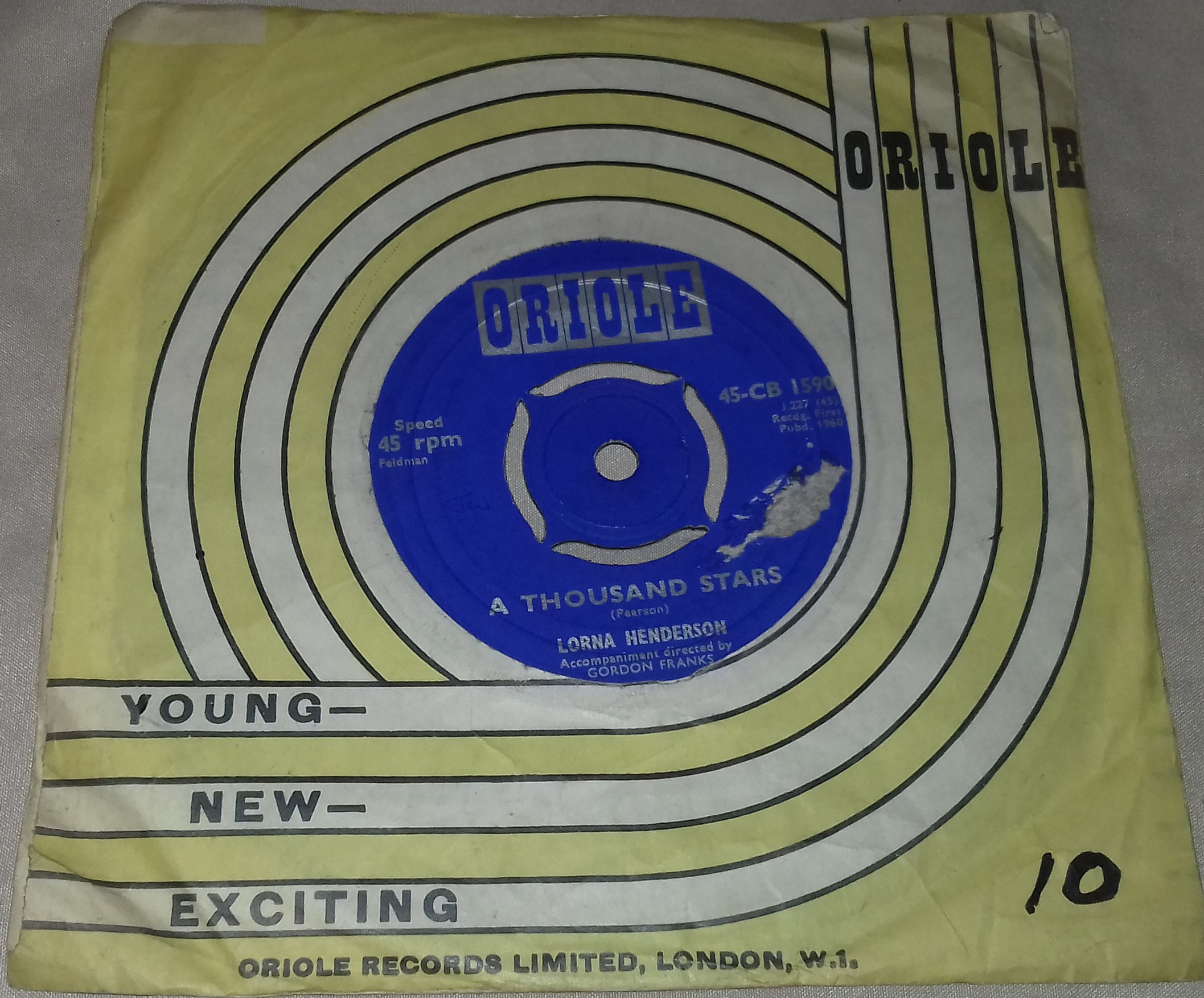 Lorna Henderson - A Thousand Stars / Murray, What's Your Hurry? (7", Single) (Or