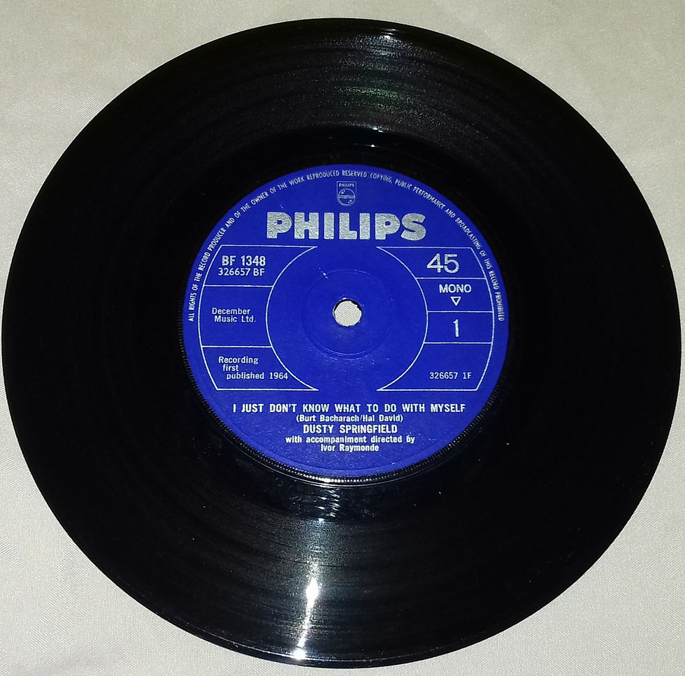 Dusty Springfield - I Just Don't Know What To Do With Myself (7", Single, Mono,