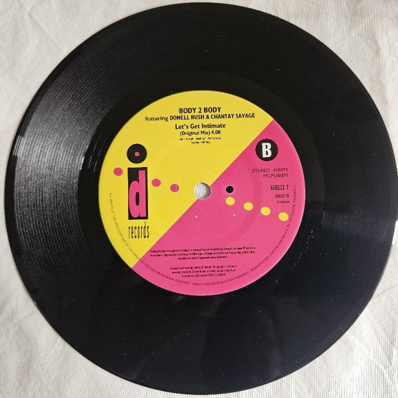Thumbnail: Body 2 Body Featuring Donell Rush* & Chantay Savage - Let's Get Intimate (7") (I