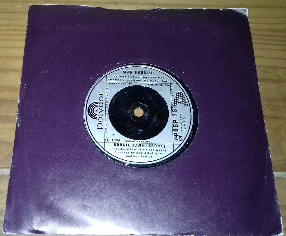 Man Parrish - Boogie Down (Bronx) (7") (Polydor)