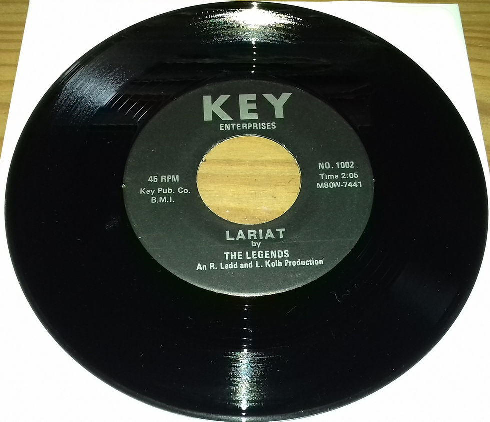 The Legends - Lariat / Gail (7", Single) (Key Enterprises)