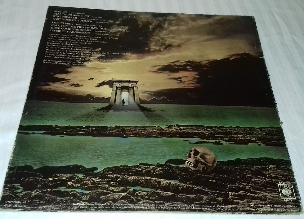 Pikkukuva: Judas Priest - Sin After Sin (LP, Album) (CBS, CBS)