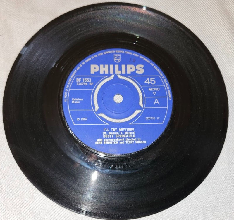 Dusty Springfield - I'll Try Anything (7", Single, Mono, 3 P) (Philips, Philips)