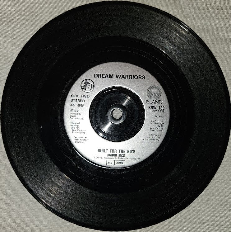 Pikkukuva: Dream Warriors - Wash Your Face In My Sink (7", Single, Sil) (4th & Broadway, 4t
