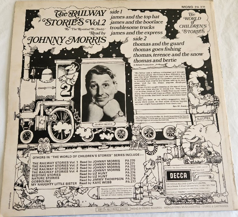 Miniaturbild: Johnny Morris  - The Railway Stories Vol. 2 (LP, Comp, Mono) (Decca)