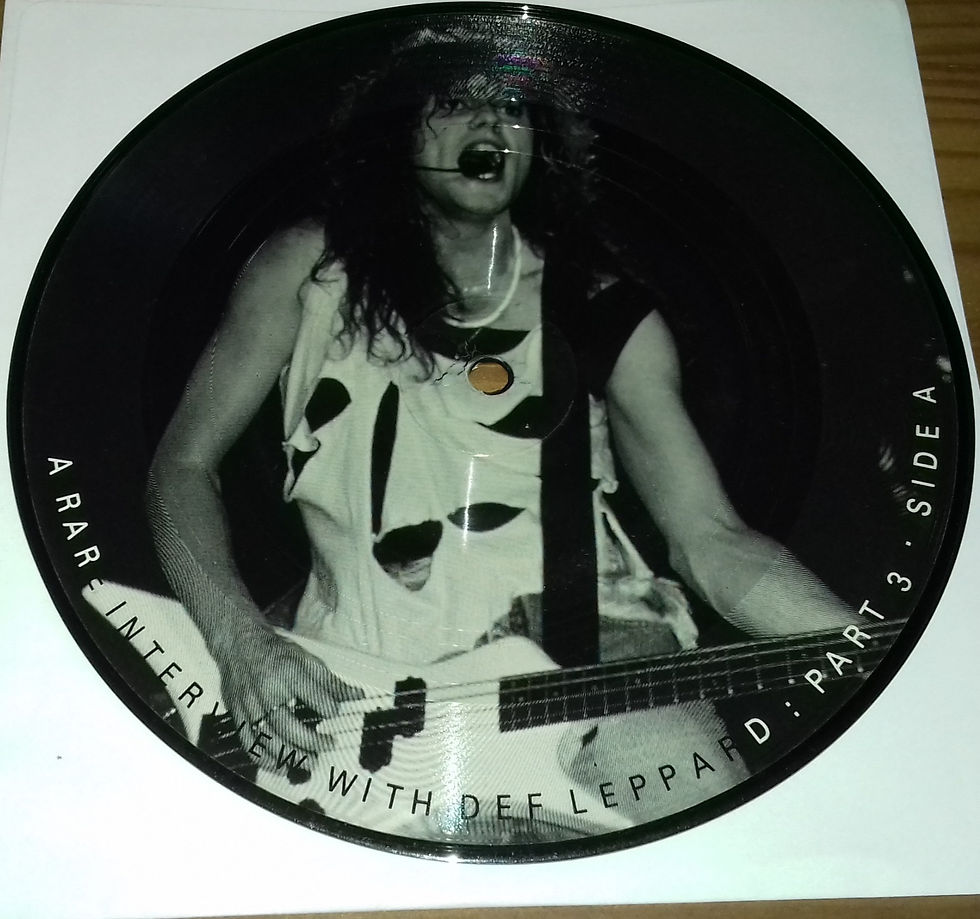 ภาพขนาดย่อ: Def Leppard - A Rare Interview With Def Leppard (4x7", Ltd, Pic, Unofficial) (Ba