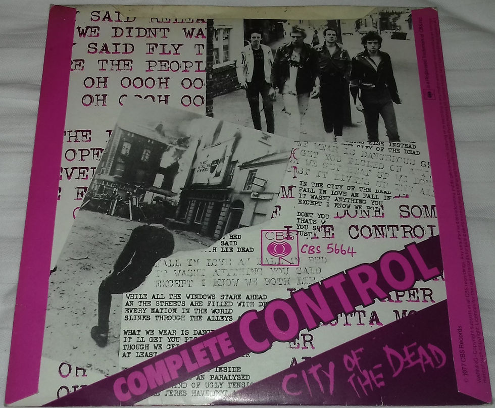 Miniatura: The Clash - Complete Control (7", Single) (CBS, CBS)