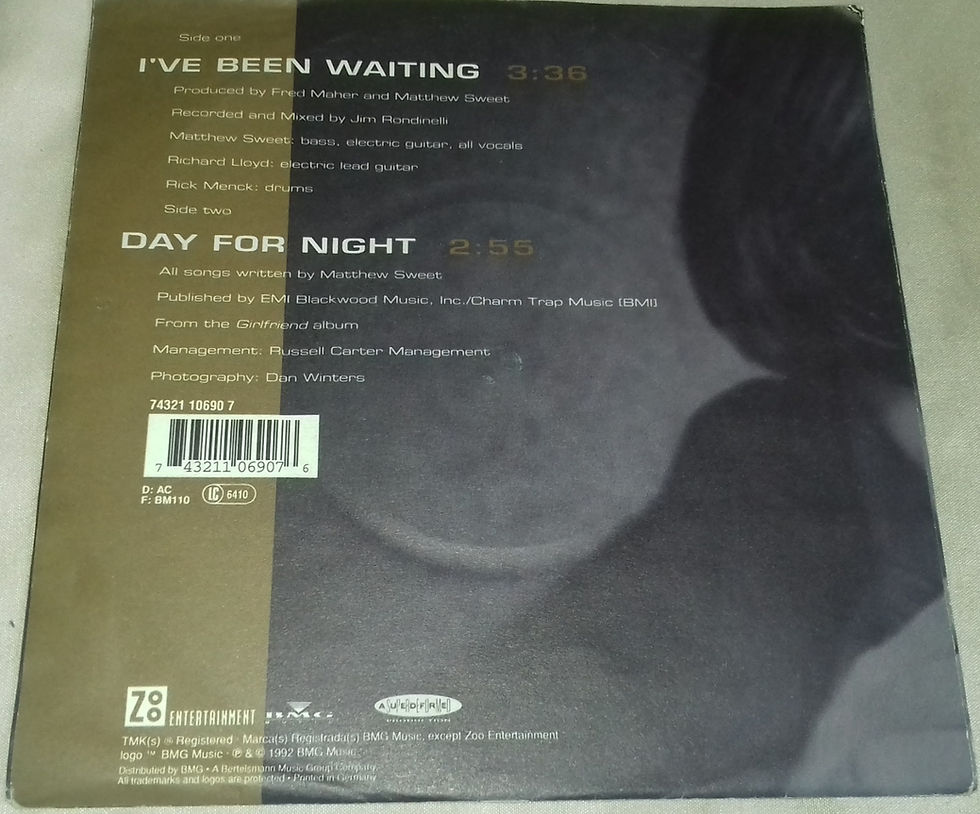 Miniatyrbild: Matthew Sweet - I've Been Waiting (7", Single) (Zoo Entertainment)