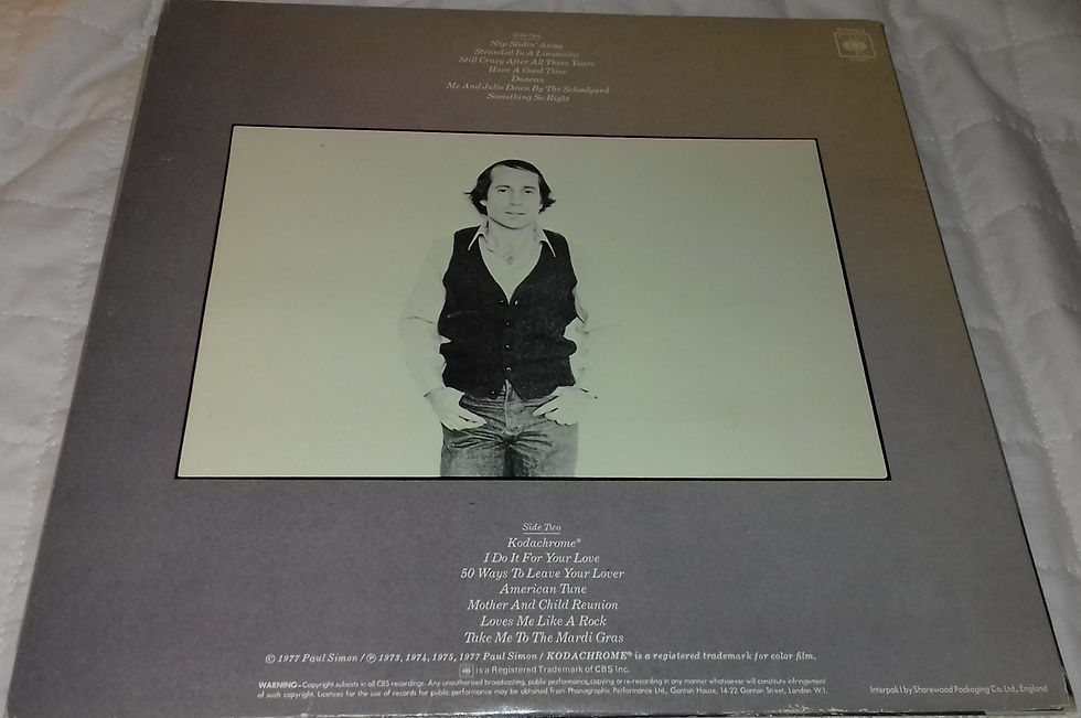 Thumbnail: Paul Simon - Greatest Hits, Etc. (LP, Comp) (CBS, CBS)
