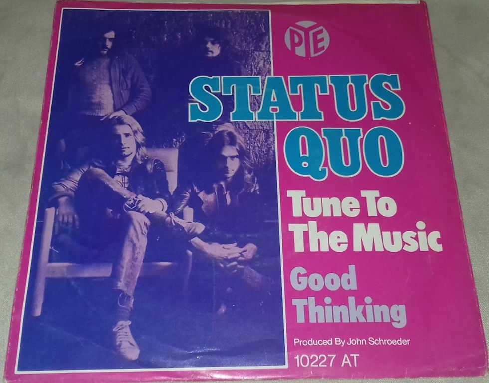 Status Quo - Tune To The Music (7", Single, Mono) (Pye Records)