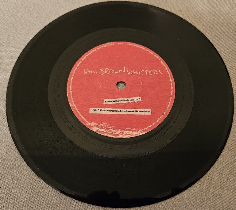 תמונה ממוזערת: Ian Brown - Whispers (7", Single) (Polydor)