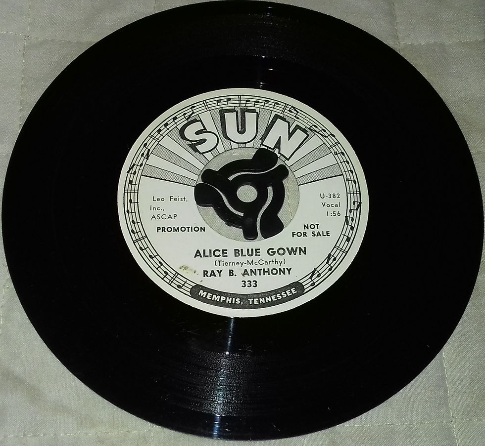 Ray B. Anthony* - Alice Blue Gown / St. Louis Blues (7", Single, Promo) (Sun (9)