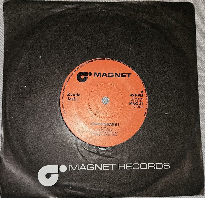 Zenda Jacks - Earthquake ! (7", Single) (Magnet (2))
