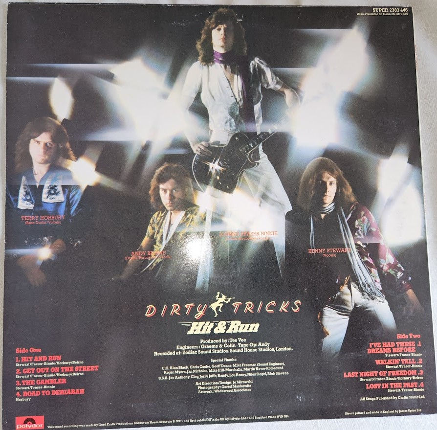 Miniaturbild: Dirty Tricks  - Hit And Run (LP, Album) (Polydor)