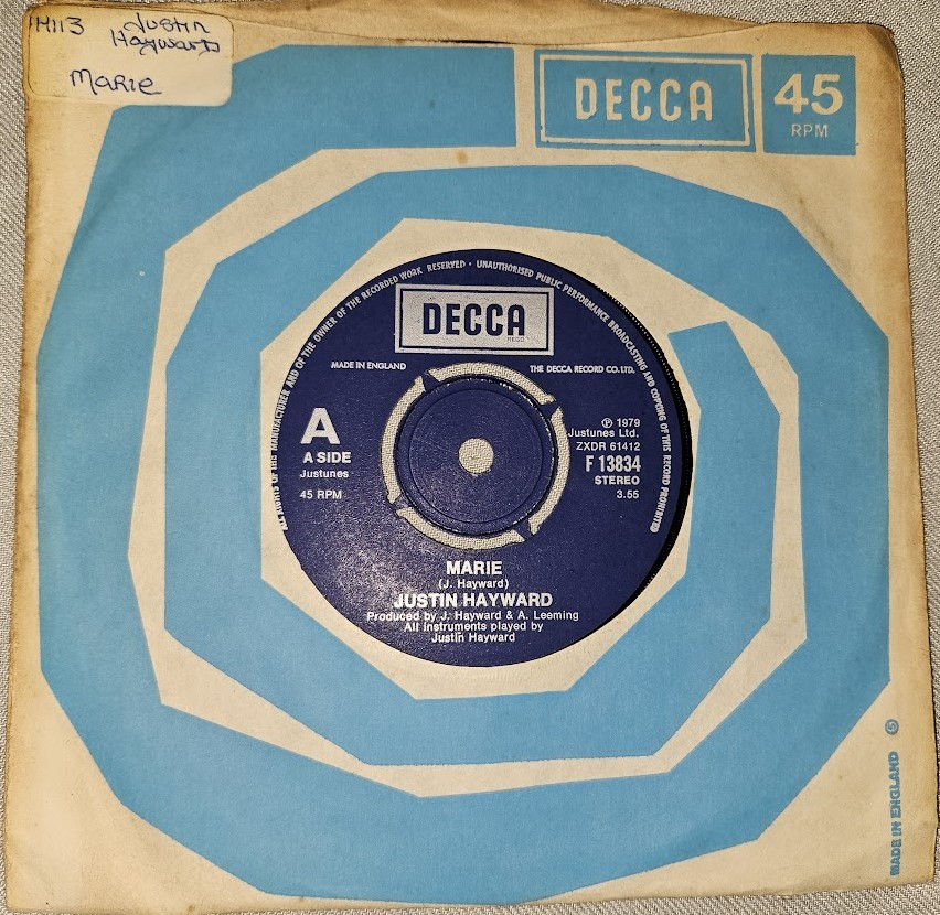 Justin Hayward - Marie (7") (Decca)
