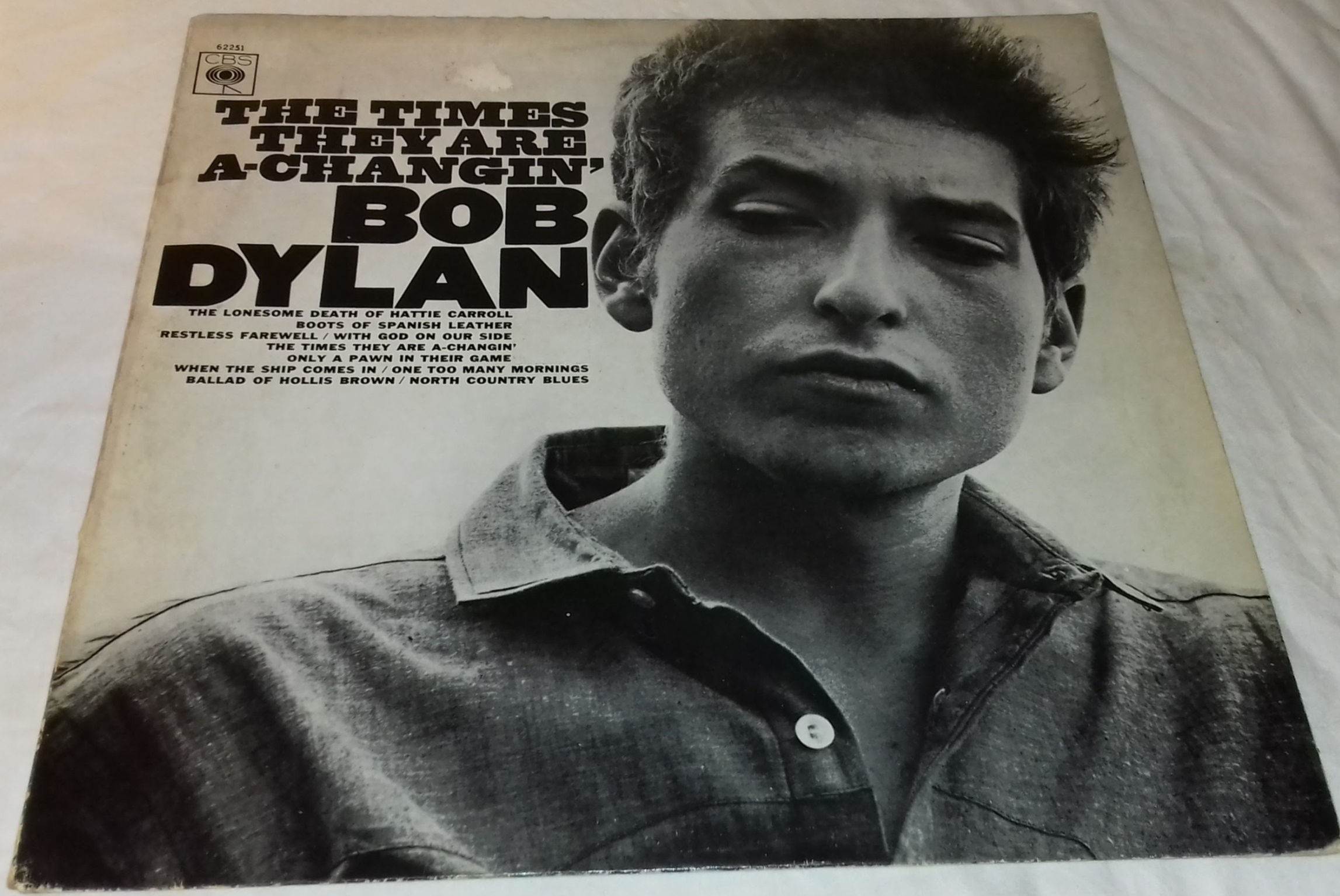 Bob Dylan - The Times They Are A-Changin' (LP, Album, RP) (CBS, CBS)