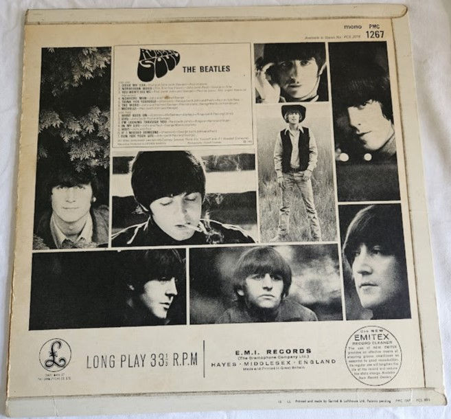 Thumbnail: The Beatles - Rubber Soul (LP, Album, Mono, RP, 2nd) (Parlophone)
