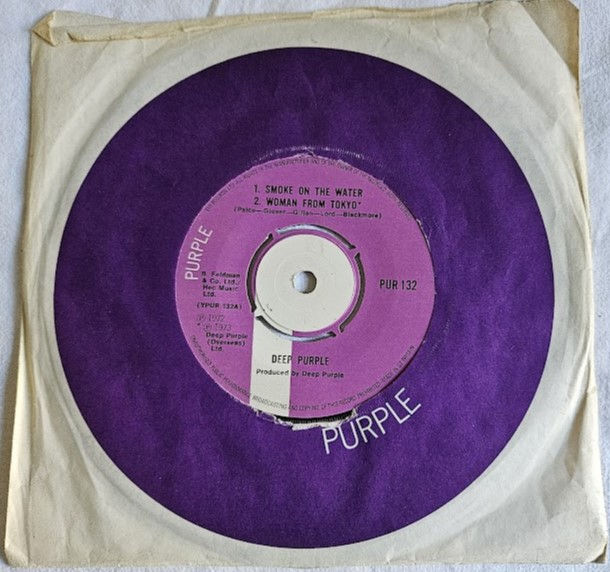 Deep Purple - Smoke On The Water / Woman From Tokyo / Child In Time (7", Maxi) (