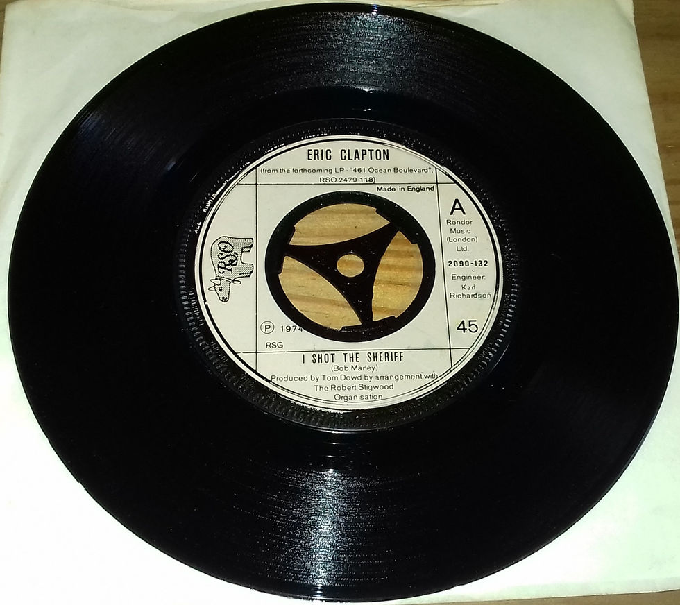 Eric Clapton - I Shot The Sheriff (7") (RSO)