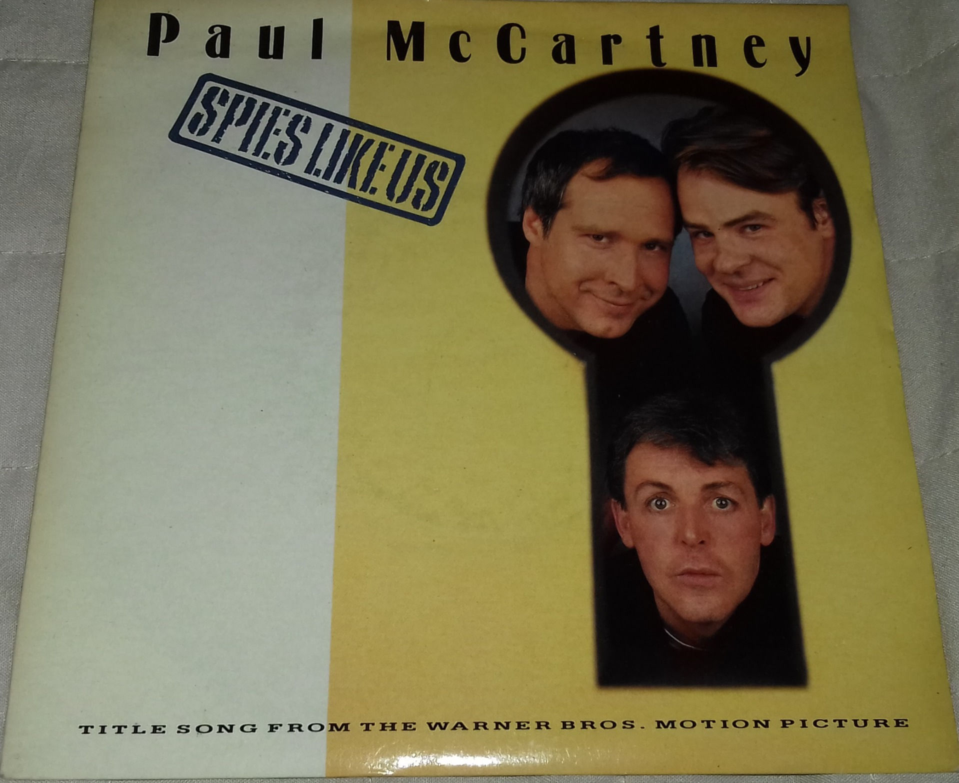 Paul McCartney - Spies Like Us (7", Single, Pap) (Parlophone, MPL (2))