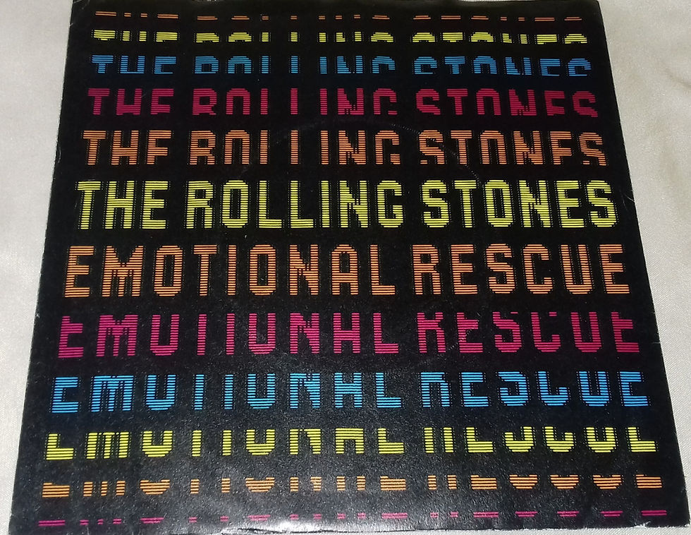 The Rolling Stones - Emotional Rescue (7", Single) (Rolling Stones Records)