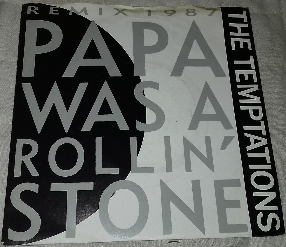 The Temptations - Papa Was A Rollin' Stone (Remix 1987) (7", Single) (Motown)