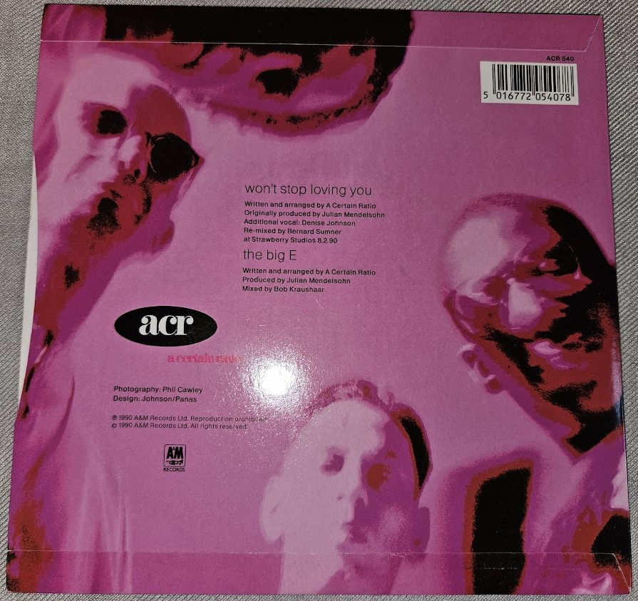 Miniaturbild: A Certain Ratio - Won't Stop Loving You (7") (A&M Records)