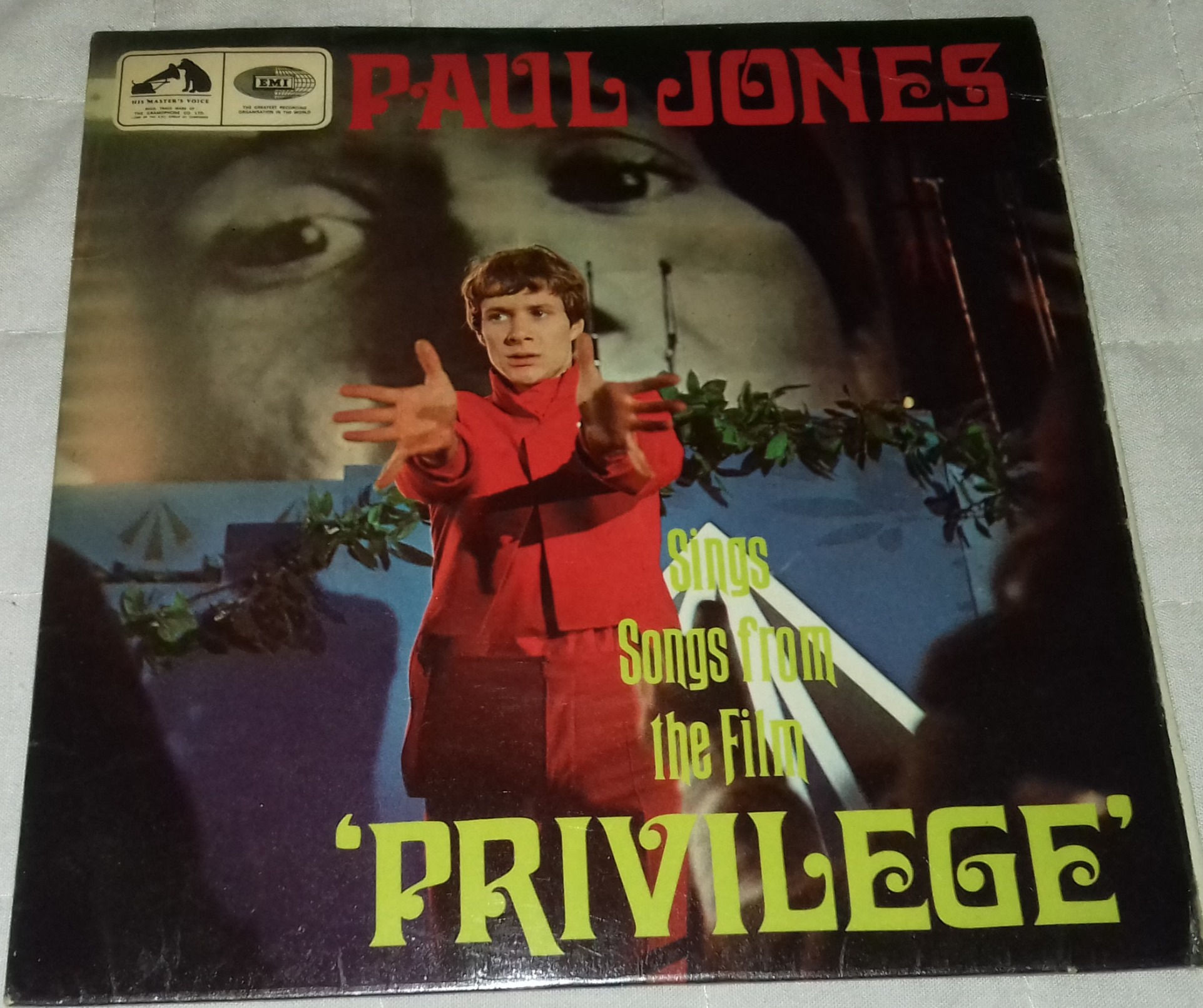 Paul Jones - Sings Songs From The Film Privilege (7", EP, Sol) (His Master's Voi