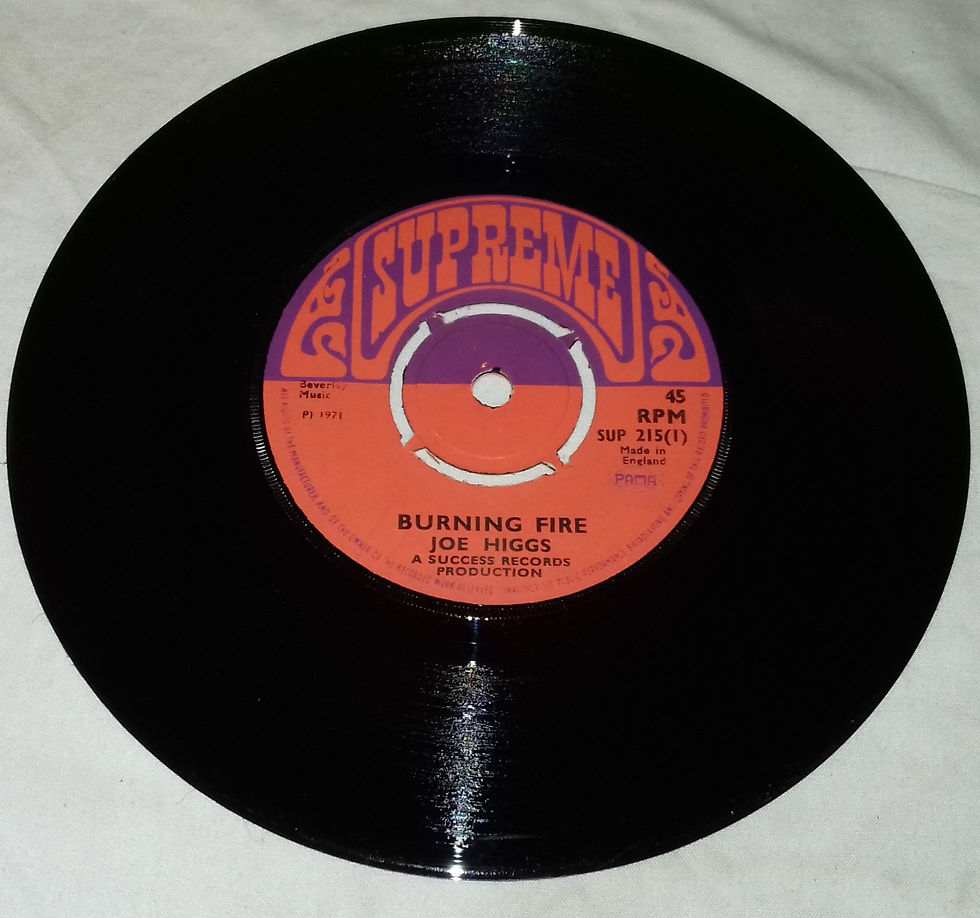 Joe Higgs / Rupie Edwards All Stars - Burning Fire / Push And Push (7", Single)