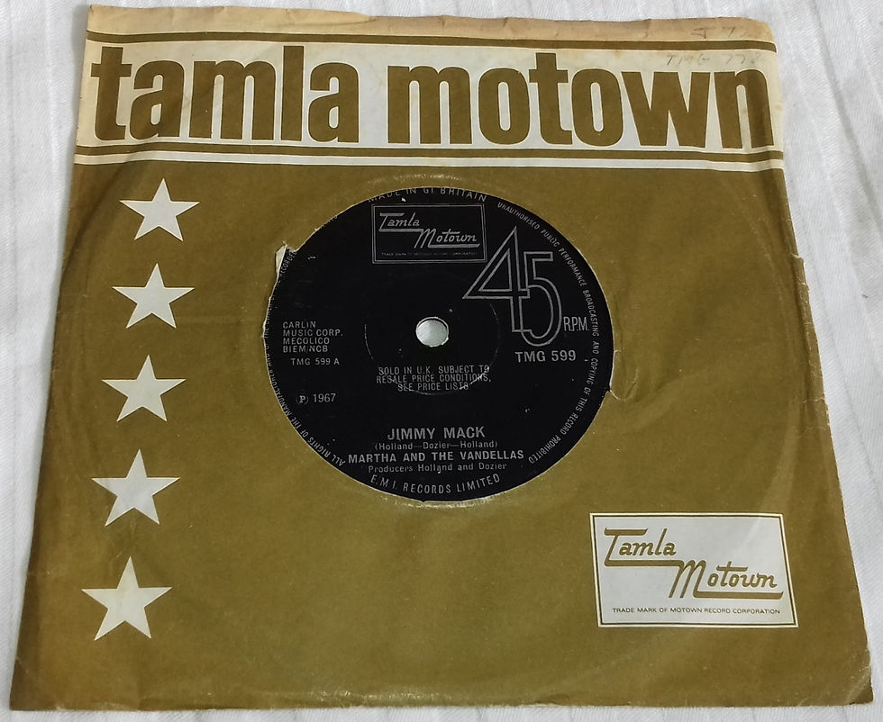 Martha And The Vandellas* - Jimmy Mack (7", Single, Sol) (Tamla Motown)