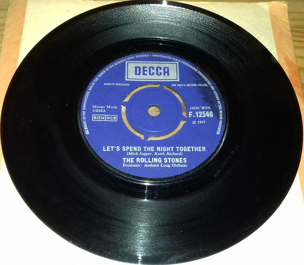 The Rolling Stones - Let's Spend The Night Together (7", Single) (Decca)