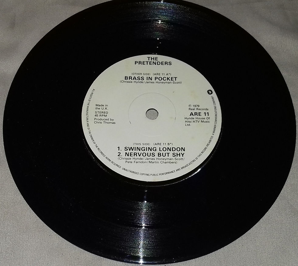 Miniature : Pretenders* - Brass In Pocket (7", Single, Pap) (Real Records (2))