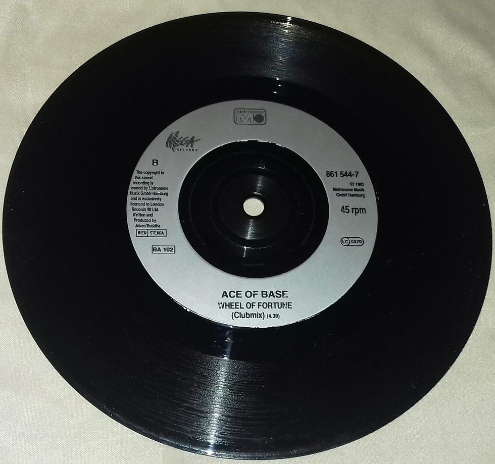 Miniaturbild: Ace Of Base - Wheel Of Fortune (7") (Metronome, Mega Records)