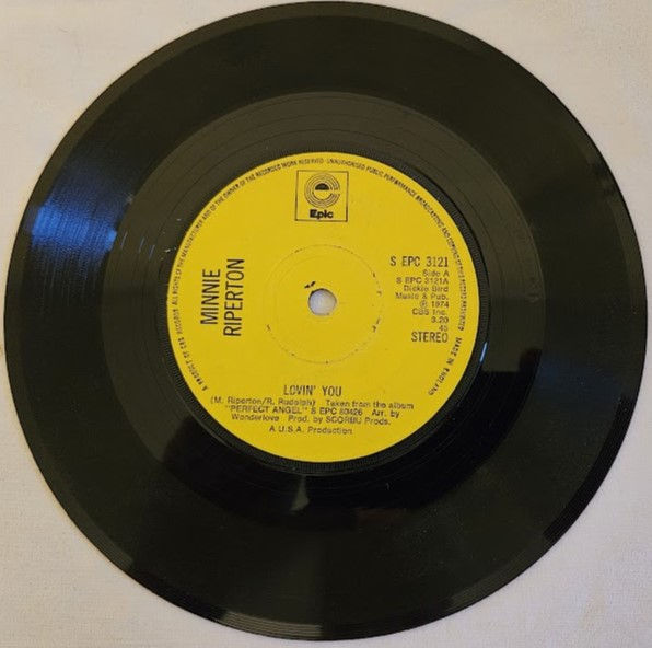 Minnie Riperton - Lovin' You (7", Single, Yel) (Epic)
