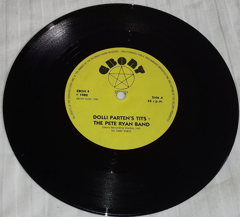 The Pete Ryan Band - Dolli Parten's Tits (7", Single) (Ebony Records)