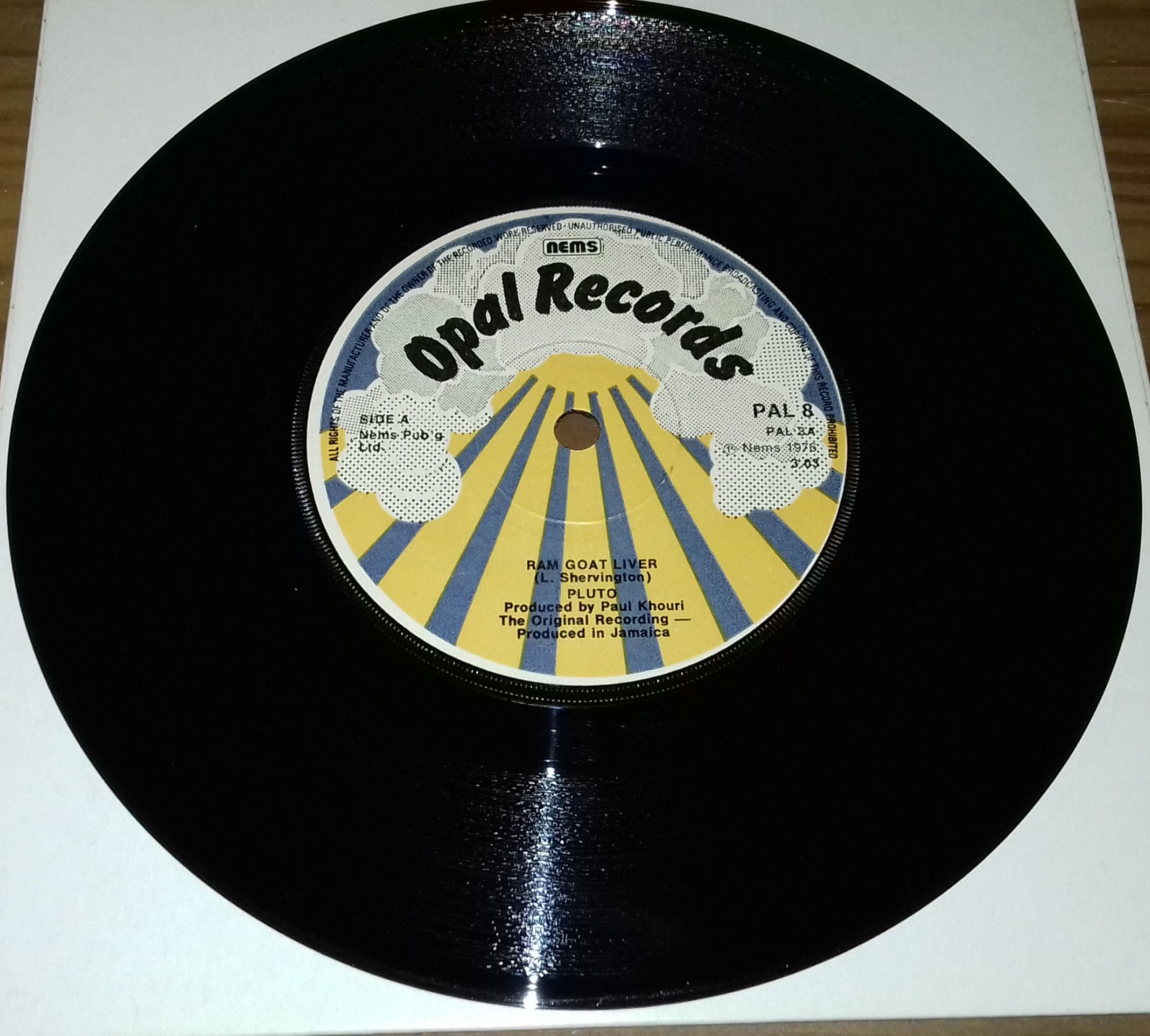 Pluto* - Ram Goat Liver (7", Single) (Opal Records (2))