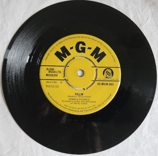 Thumbnail: Connie Francis - I'll Get By / Fallin' (7") (MGM Records)