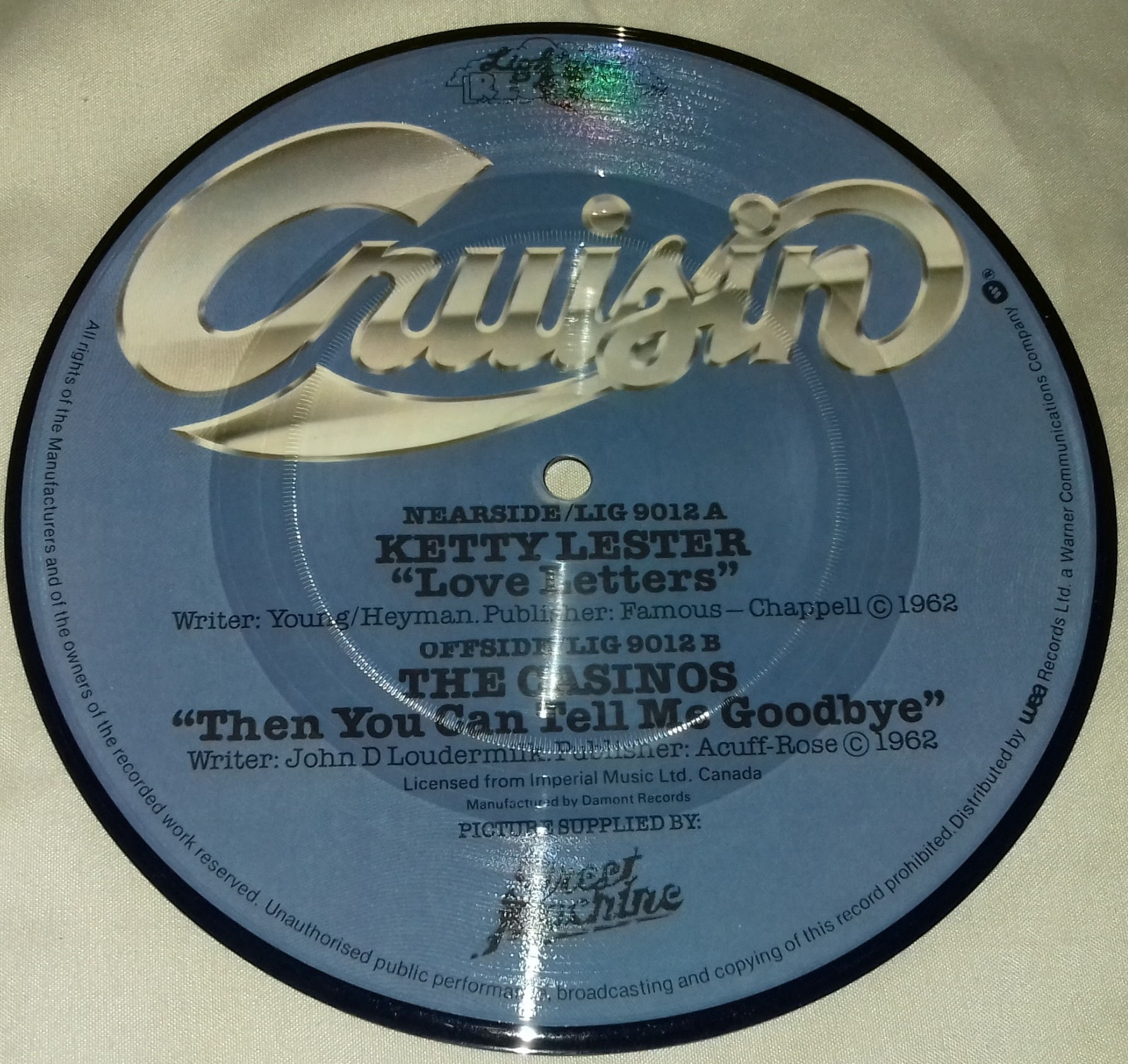 Ketty Lester / The Casinos - Love Letters / Then You Can Tell Me Goodbye (7", P